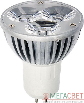 Лампа светодиодная, 3LED(3W) 230V E14 6400K, LB-112 25203