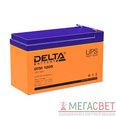 Аккумулятор 12В 9А.ч Delta DTM 1209