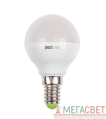 Лампа светодиодная PLED- SP G45 11Вт E14 5000К 230/50 JazzWay 5019300