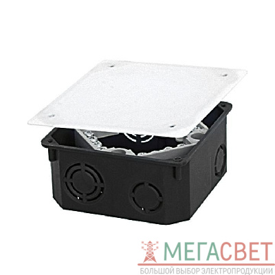 Коробка распаячная КМТ-010-022 для подштукатурного монтажа с клеммником и крышкой 107х107х50 PROxima EKF plc-kmt-010-022