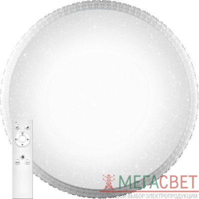 Светодиодный управляемый светильник накладной Feron AL5300 тарелка 60W 3000К-6500K белый 29517