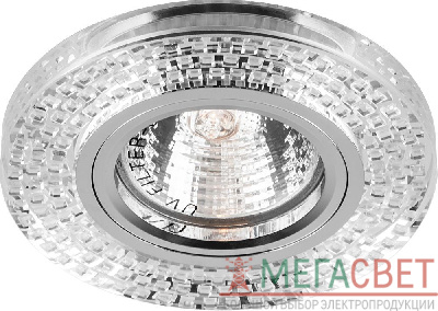 Светильник встраиваемый Feron 8999-2 потолочный MR16 G5.3 прозрачный 28416