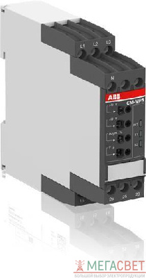 Реле контроля напряжения CM-MPS.41S 380В/420- 500B AC 2ПК без контр. нуля винтовые клеммы ABB 1SVR730884R3300
