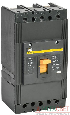 Выключатель автоматический 3п 400А ВА 88-37 ИЭК SVA40-3-0400