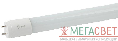 Лампа светодиодная T8-10W-840-G13-600mm R (диод стекл. труб. 10Вт нейтр. неповорот. G13 пенка) Эра Б0049592
