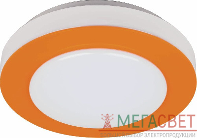 Светодиодный светильник накладной Feron AL539 тарелка 12W 6400K оранжевый 28672