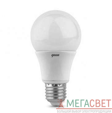 Лампа светодиодная Black A60 7Вт грушевидная 4100К бел. E27 710лм 150-265В Gauss 102502207