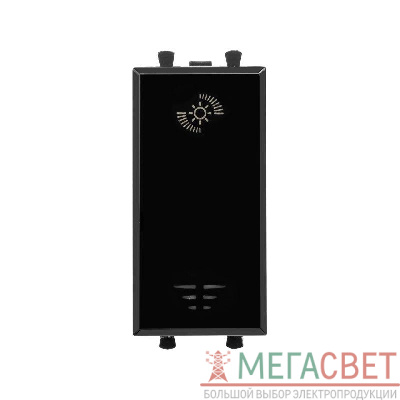 Диммер 1мод. 16А кнопочный Avanti "Черный квадрат" для LED ламп DKC 4402341