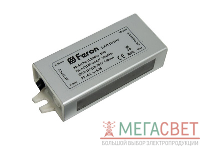 Трансформатор электронный для светодиодного чипа 20W DC(20-36V) (драйвер), LB0003 21051