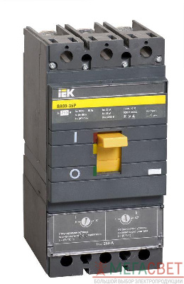 Выключатель автоматический 3п 200А 35кА ВА 88-35Р IEK SVAR30-3-0200