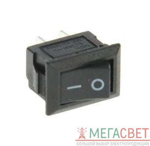 Выключатель клавишный 250В 3А (2с) ON-OFF черн. Micro (RWB-101) Rexant 36-2010