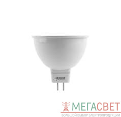 Лампа светодиодная Elementary MR16 5.5Вт 4100К бел. GU5.3 450лм 180-240В Gauss 16526 / 13526