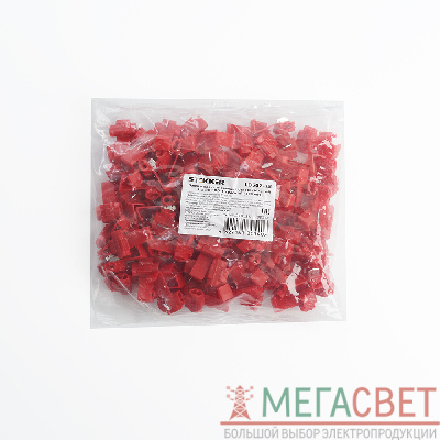 Зажим прокалывающий ответвительный ЗПО-1 - 1.5 мм2, красный, LD502-15 (упаковка 100 шт) 39348