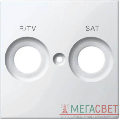 Плата Merten центральная с маркир. R/TV И SAT полярно бел. SchE MTN299819