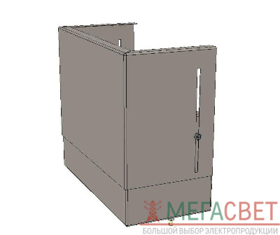 Цоколь верхний с компенсатором (410х300х150) Basic EKF uerm-slide-410