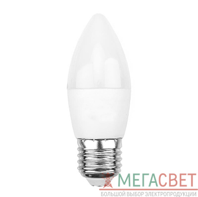 Лампа светодиодная 9.5Вт Свеча (CN) 4000К нейтр. бел. E27 903лм Rexant 604-026