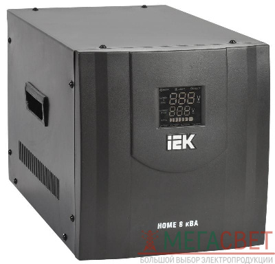 Стабилизатор напряжения HOME СНР 1/220 8кВА переносной IEK IVS20-1-08000